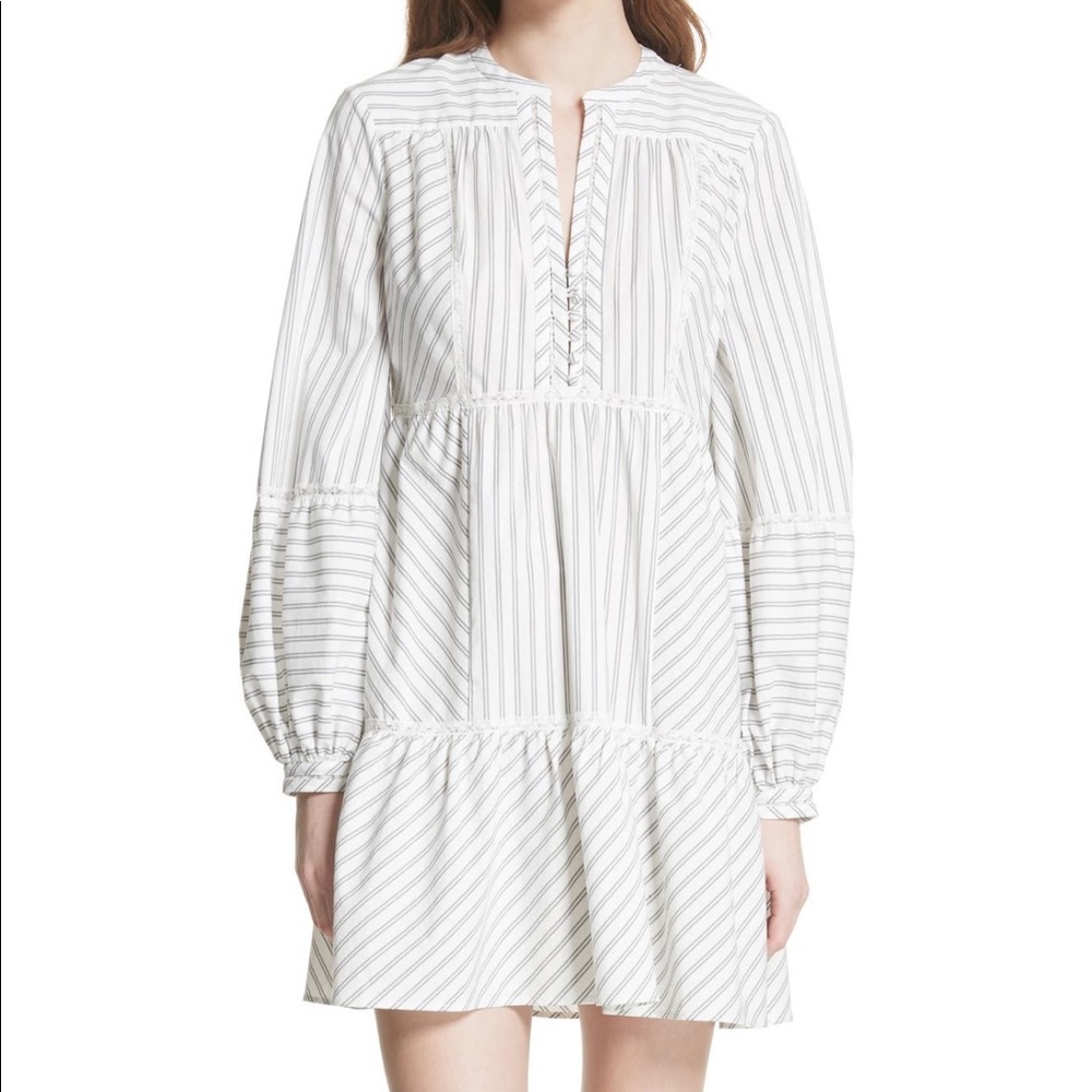Joie Marison stripe a line dress like new